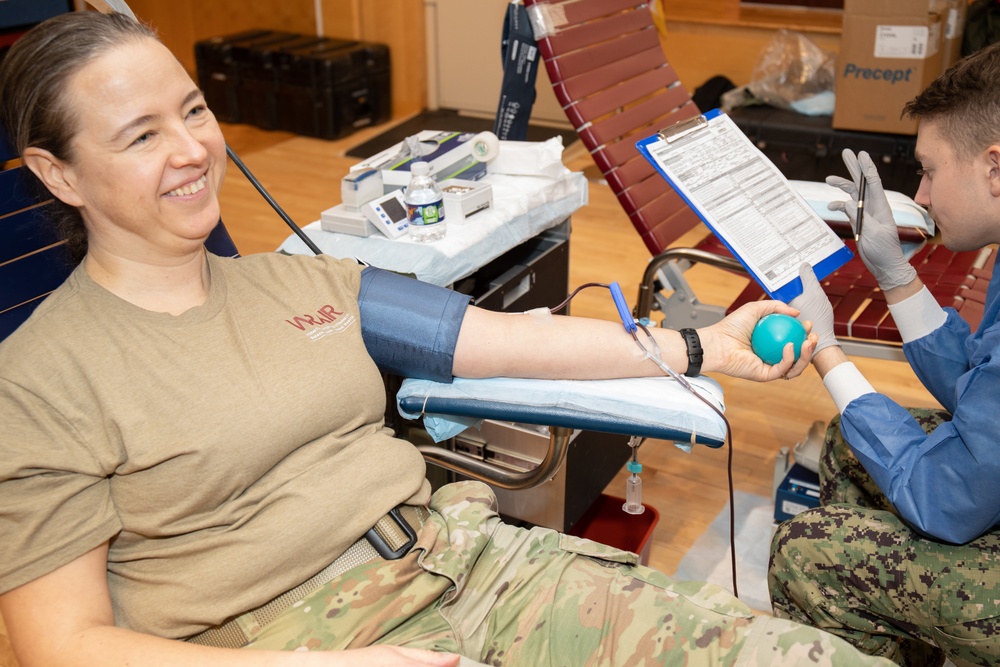WRAIR holds blood drive in partnership with ASPB