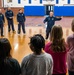 Recruit Training Command Sailors workout with local high schoolers