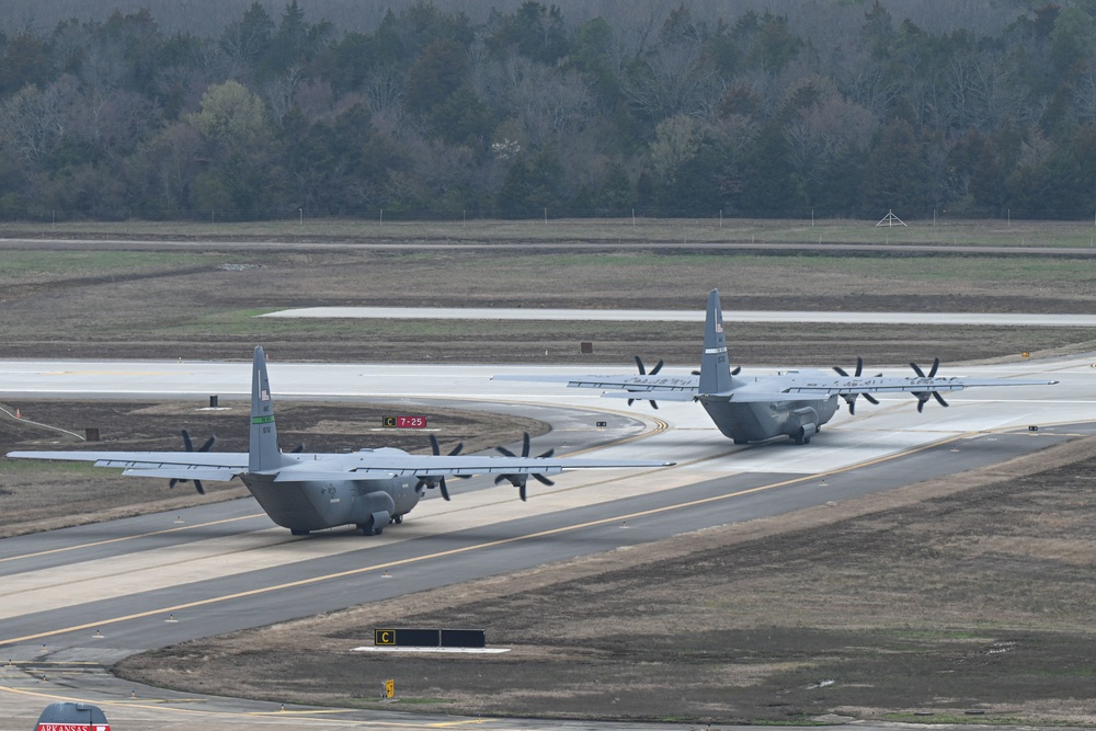 Little Rock AFB evacuates aircraft ahead of dangerous storm