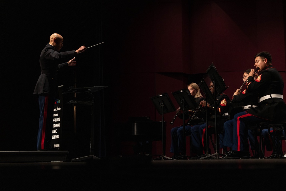 1st MARDIV Band performs in Pacific Coast Regional Wind Band Festival