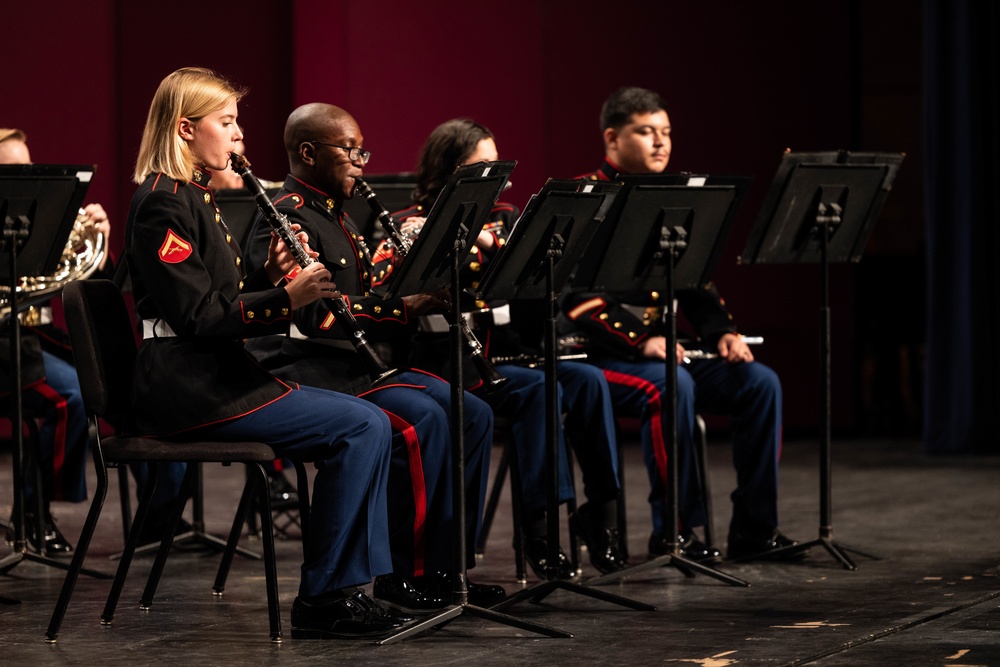 1st MARDIV Band performs in Pacific Coast Regional Wind Band Festival