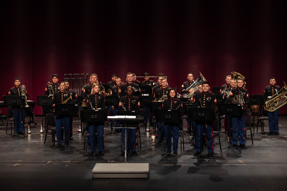 1st MARDIV Band performs in Pacific Coast Regional Wind Band Festival