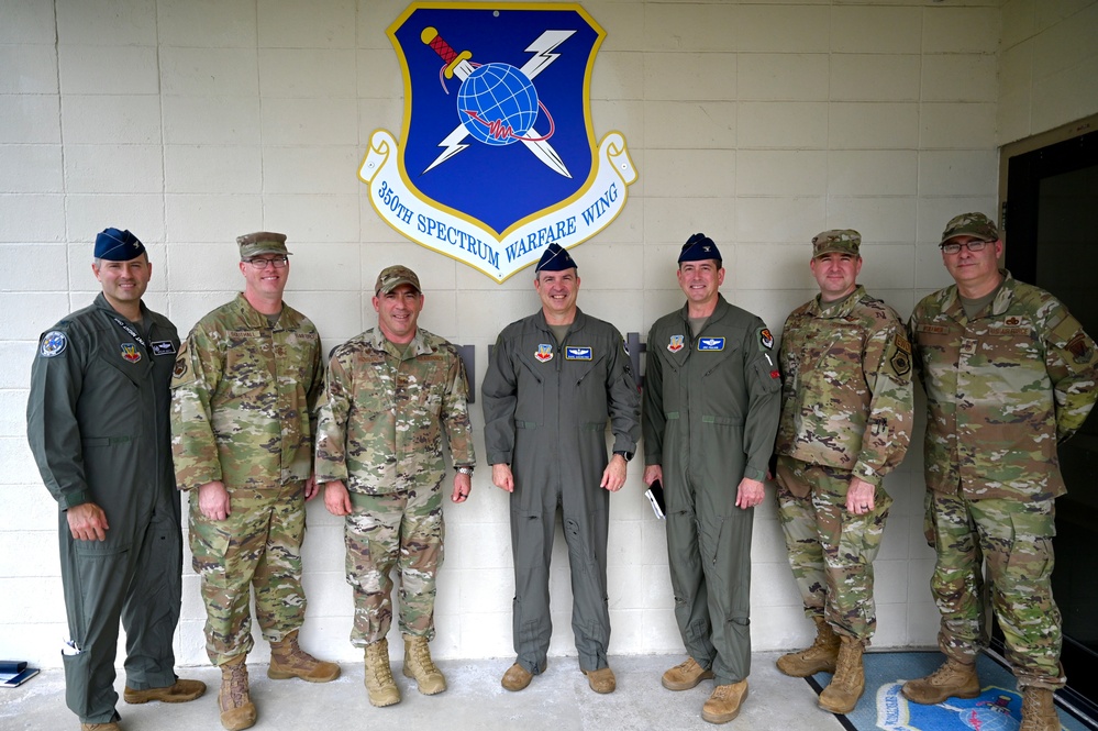 16th Air Force vice commander visits 350th SWW