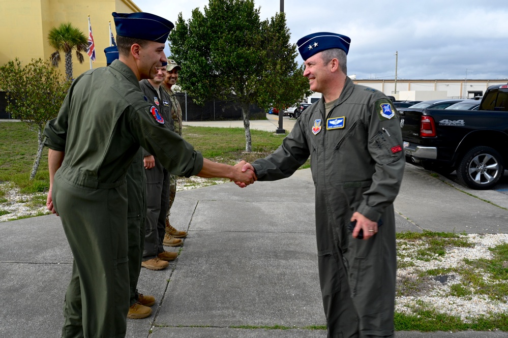 16th Air Force vice commander visits 350th SWW