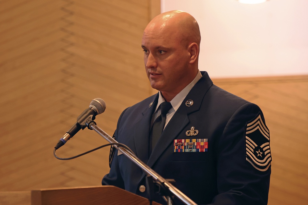 Chief Master Sgt. Levi Shadle Promotion