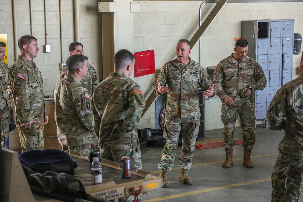 DVIDS - Images - Command Sgt. Maj. Wilson and Maj. Gen. McCurry Visit ...