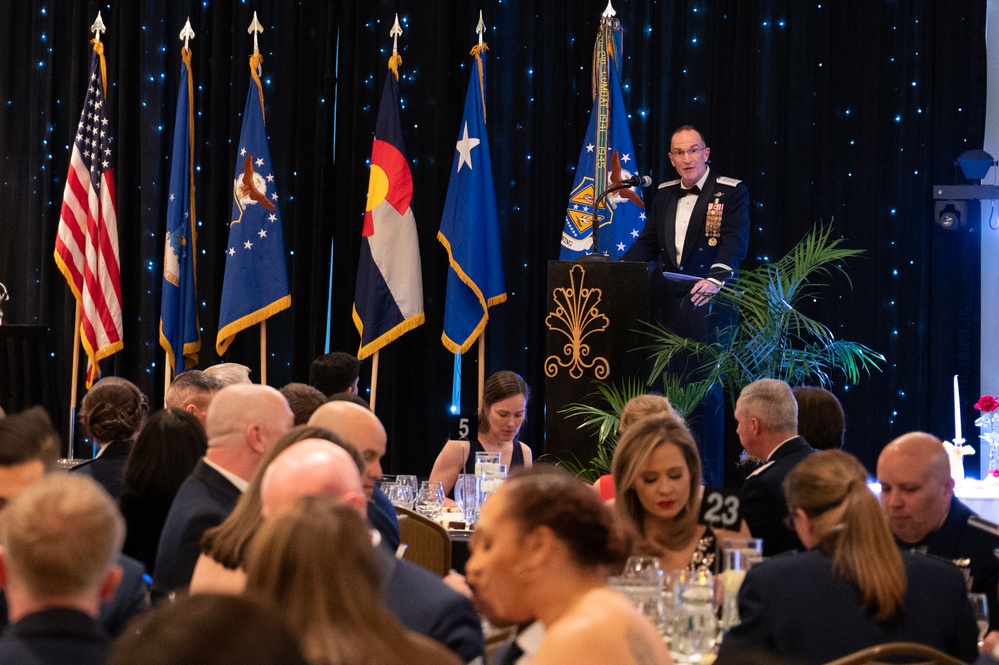 Lt. Gen. Healy speaks at 310th Space Wing annual awards banquet