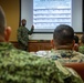 U.S. Marine Corps Col. Reginald J. McClam gives a base tour to the Commandant of the Columbian Marine Corps