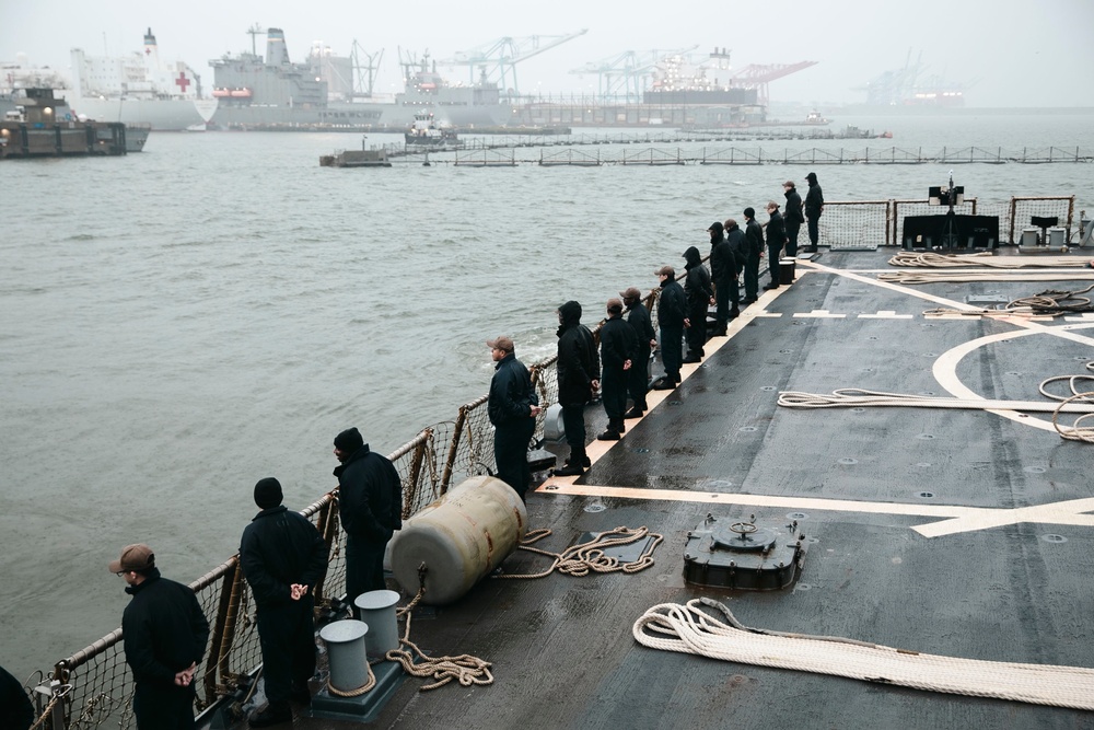 USS McFaul Departs for Composite Training Unit Exercise