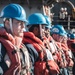 USS MCFAUL CONDUCTS A REPLENISHMENT-AT-SEA