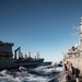 USS MCFAUL CONDUCTS A REPLENISHMENT-AT-SEA