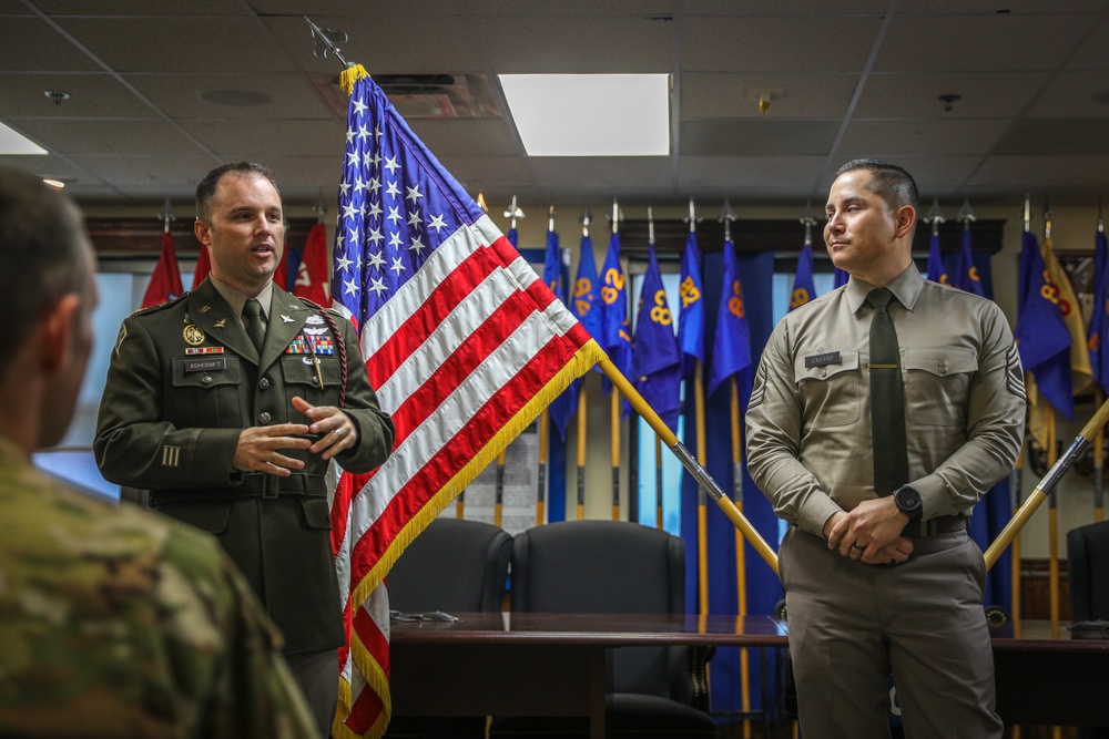 Sgt. Maj. Michael Castro Gets Promoted