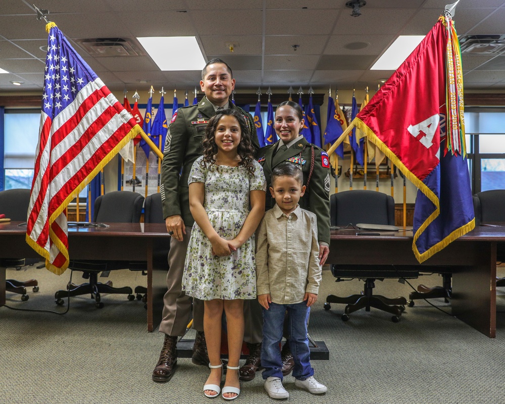 Sgt. Maj. Michael Castro Gets Promoted