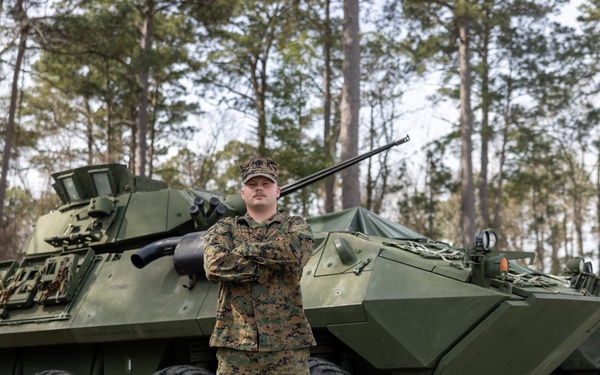 2d LAR LCpl Bryce Lien Reenlistment
