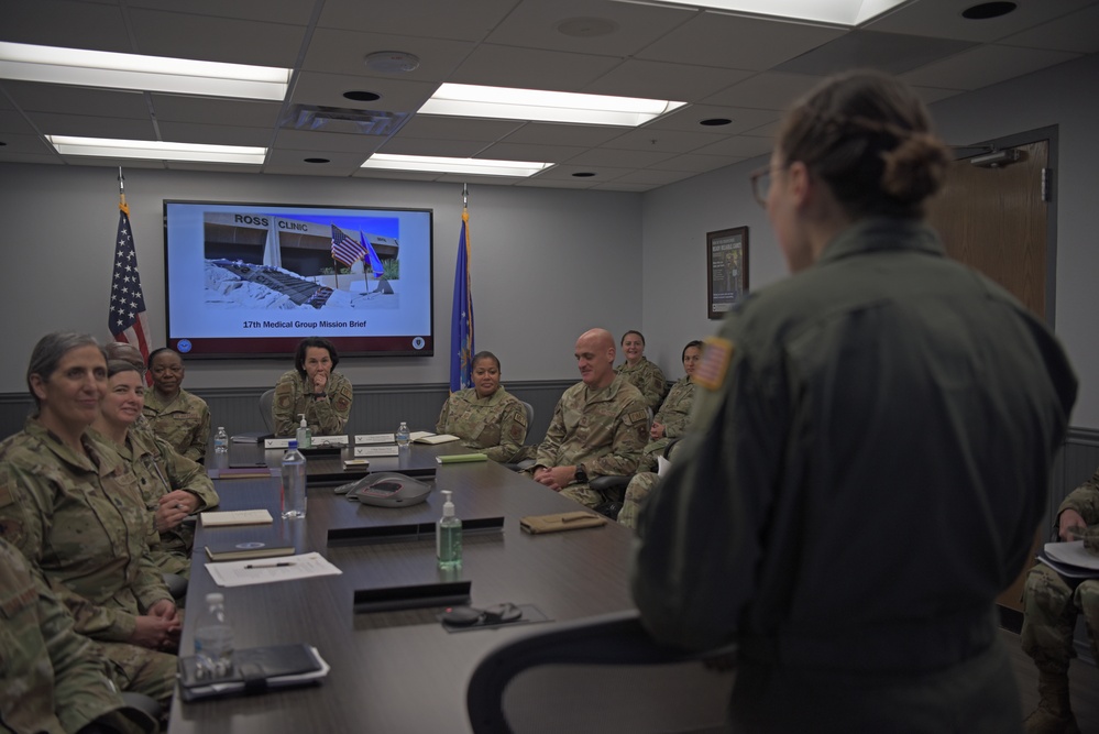 Diagnosing excellence: Brig. Gen. Ryder visits 17th MDG