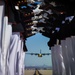 Marines of the Silent Drill Platoon, perform during the Blue Angels’ “Fat Albert” C-130J Super Hercules fly-over at Marine Corps Air Station, Yuma, Ariz.