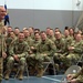 Lt. Gen. Healy speaking during 310th Space wing at Schreiver Space Force Base