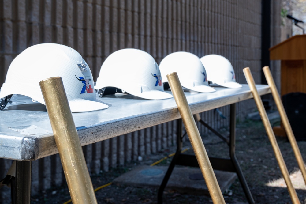 Laughlin begins groundbreaking at the Ricks Hall dormitory