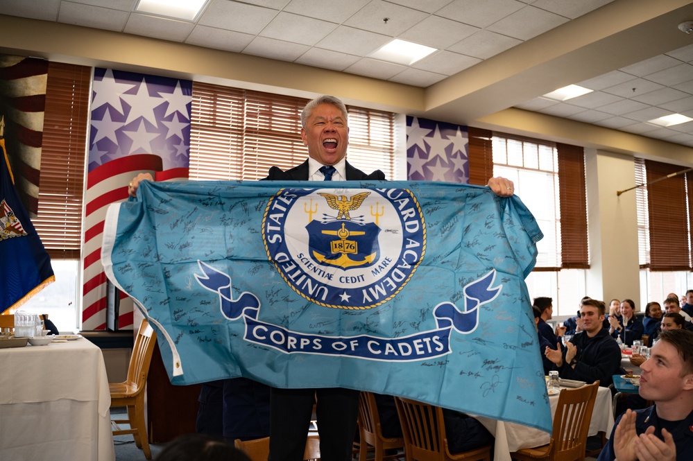 Deputy Secretary John Tien visits Coast Guard Academy