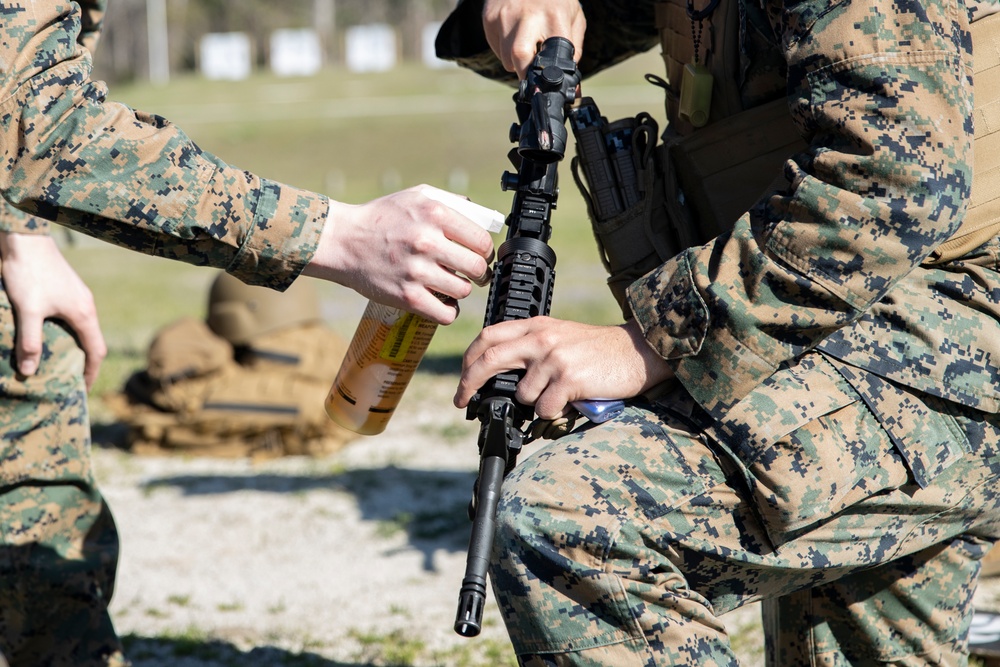 Marines Corps Marksmanship Competition East – Weapons Zeroing