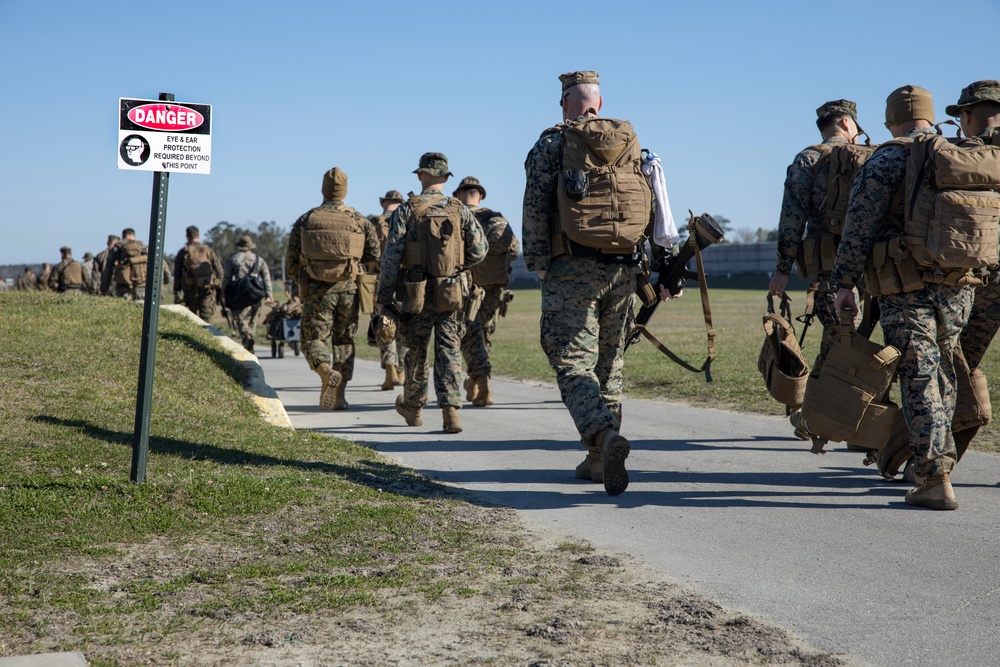 Marines Corps Marksmanship Competition East – Weapons Zeroing