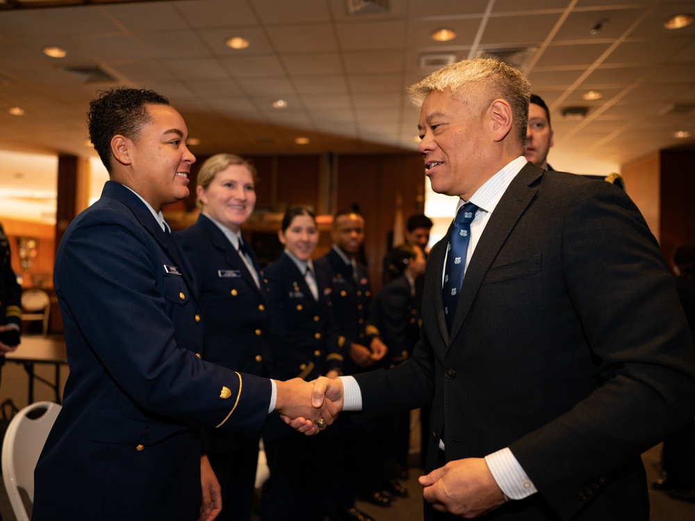 Deputy Secretary John Tien visits Coast Guard Academy