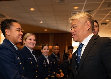 Deputy Secretary John Tien visits Coast Guard Academy