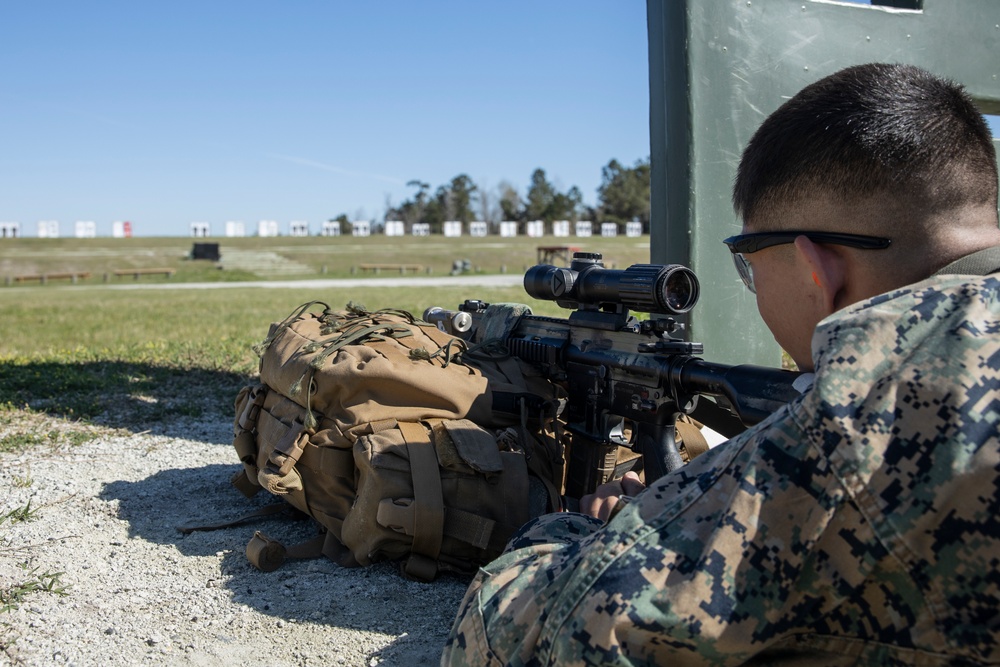 Marines Corps Marksmanship Competition East – Weapons Zeroing