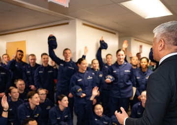 Deputy Secretary John Tien visits Coast Guard Academy