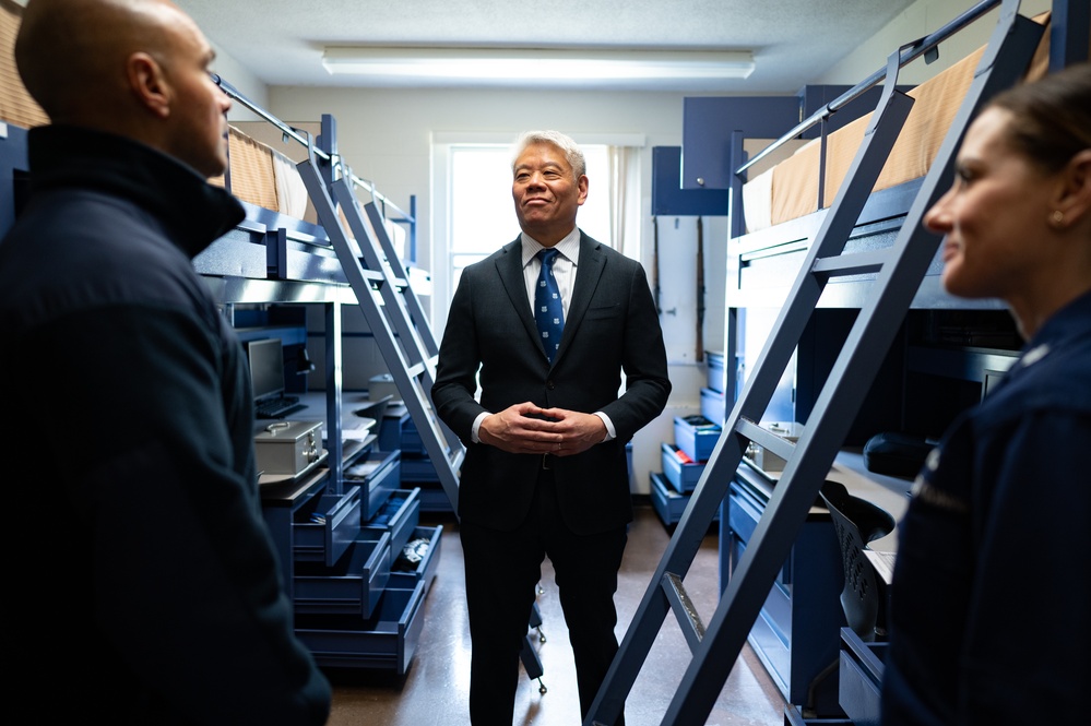 Deputy Secretary John Tien visits Coast Guard Academy