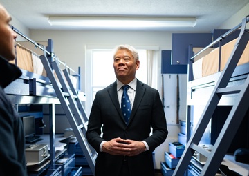 Deputy Secretary John Tien visits Coast Guard Academy