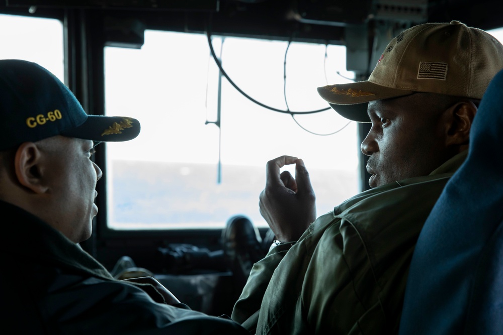 USS Normandy Conducts Replenishment-at-Sea