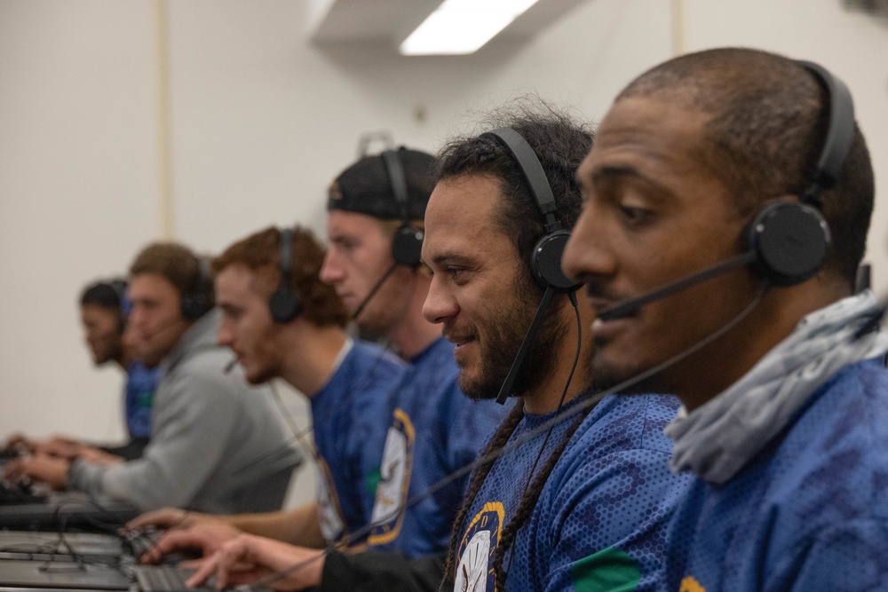 San Diego Legion rugby team experiences a battle simulation at MCAGCC
