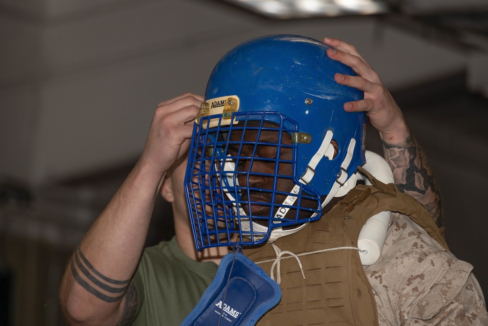 San Diego Legion train with Marines Corps Martial Arts instructors at MCAGCC