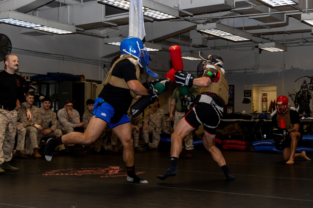 San Diego Legion train with Marines Corps Martial Arts instructors on MCAGCC