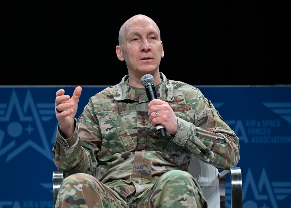 CSO, VCSAF, CMSAF, CMSSF panel discussion at AFA 2023 Warfare Symposium