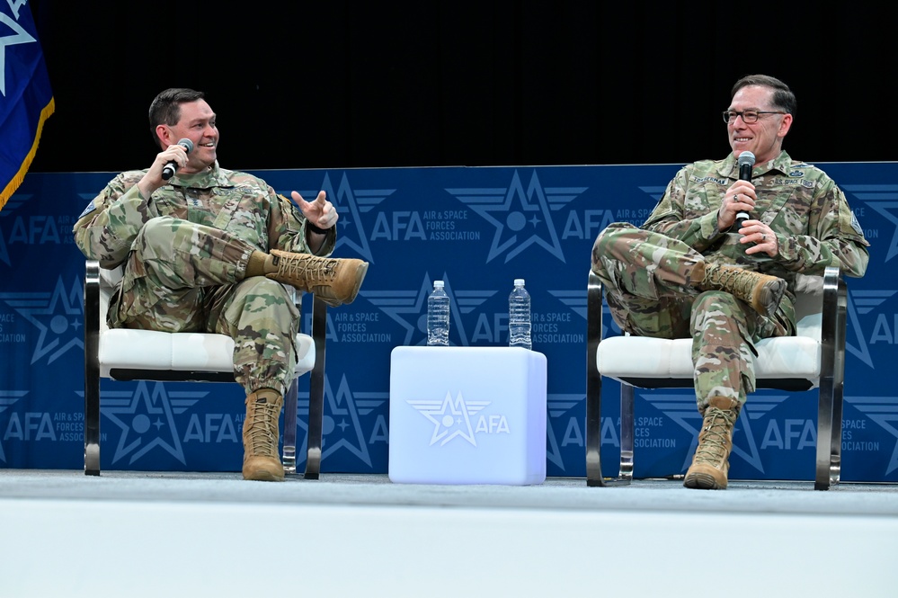 CSO, VCSAF, CMSAF, CMSSF panel discussion at AFA 2023 Warfare Symposium