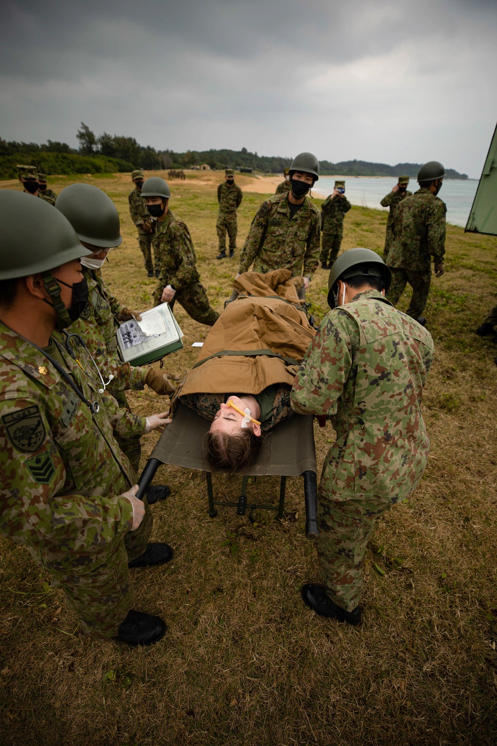 CLR-37 Corpsmen conduct mass casualty exercise