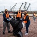 USS Essex Community Cleanup at Harbor Drive