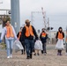USS Essex Community Cleanup at Harbor Drive