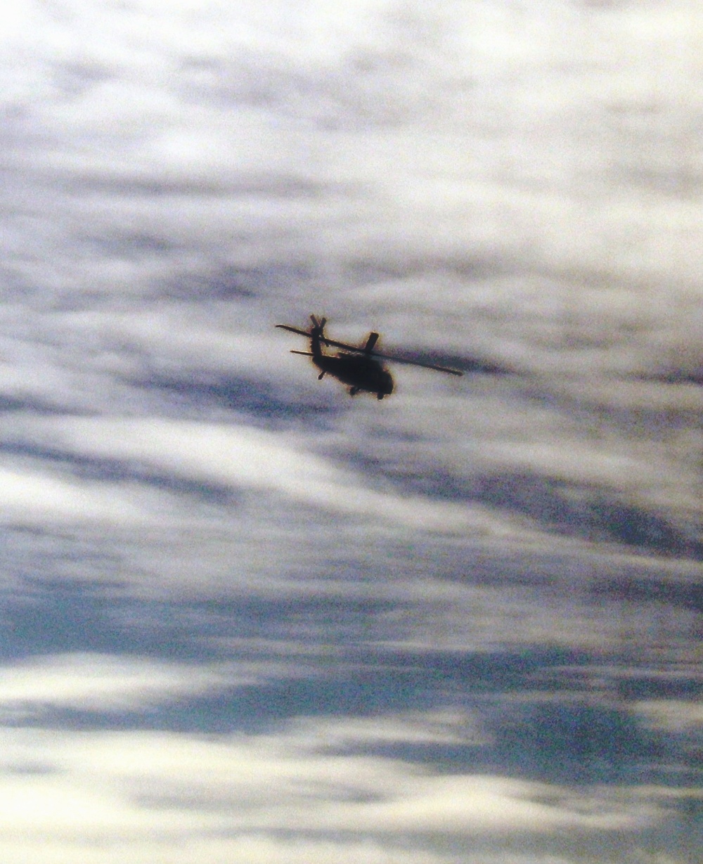 Black Hawk training operations at Fort McCoy