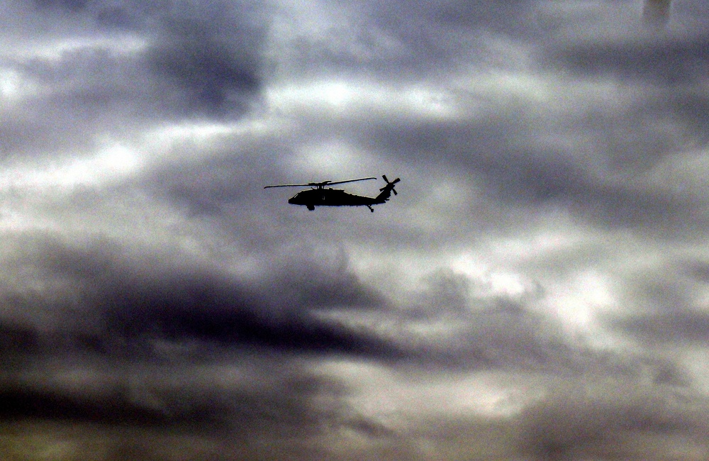 Black Hawk training operations at Fort McCoy