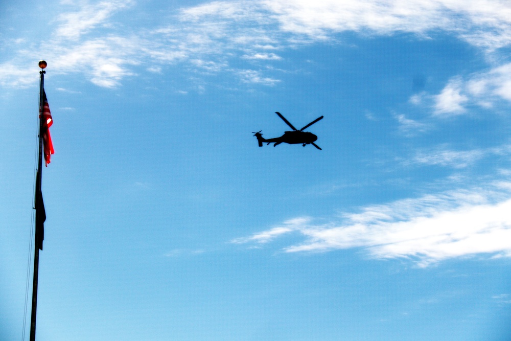 Black Hawk training operations at Fort McCoy