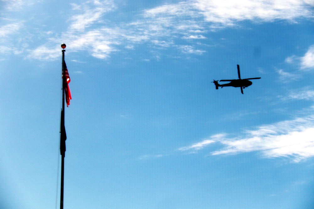 Black Hawk training operations at Fort McCoy