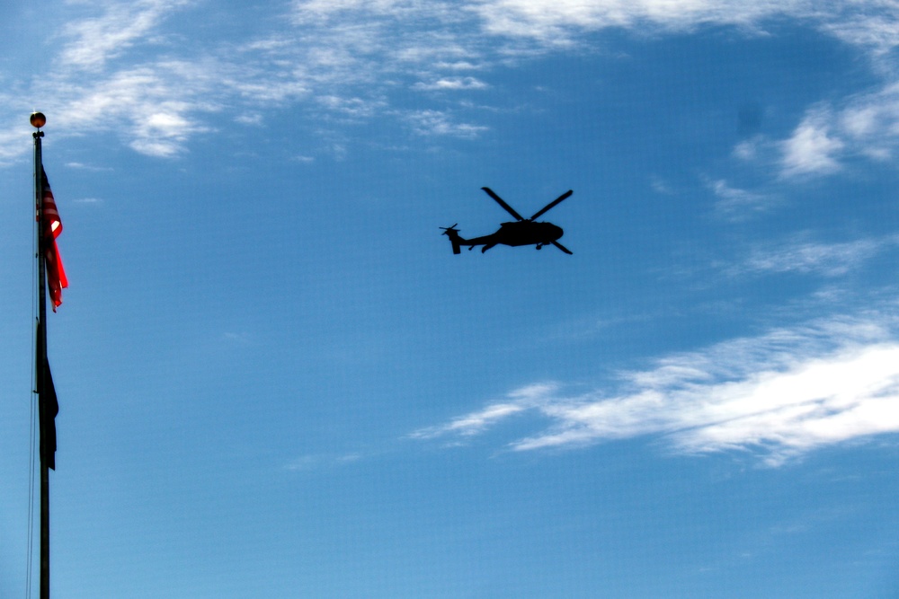 Black Hawk training operations at Fort McCoy