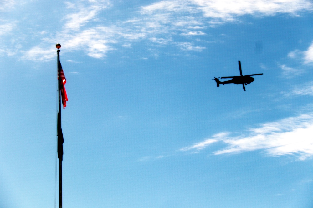 Black Hawk training operations at Fort McCoy