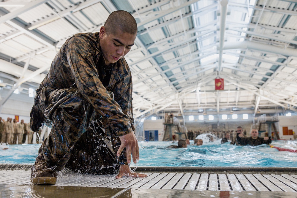 Charlie Company Swim Qualification