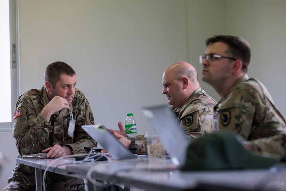 Cobra Gold 23: Washington National Guardsmen join multinational staff exercise