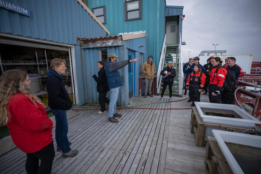 Coast Guard Cutter Polar Star (WAGB 10) visits Palmer Station for first time in 35 years
