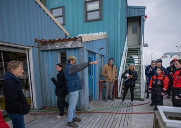 Coast Guard Cutter Polar Star (WAGB 10) visits Palmer Station for first time in 35 years